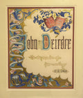 Commissioned piece - Wedding Day Illuminated Address