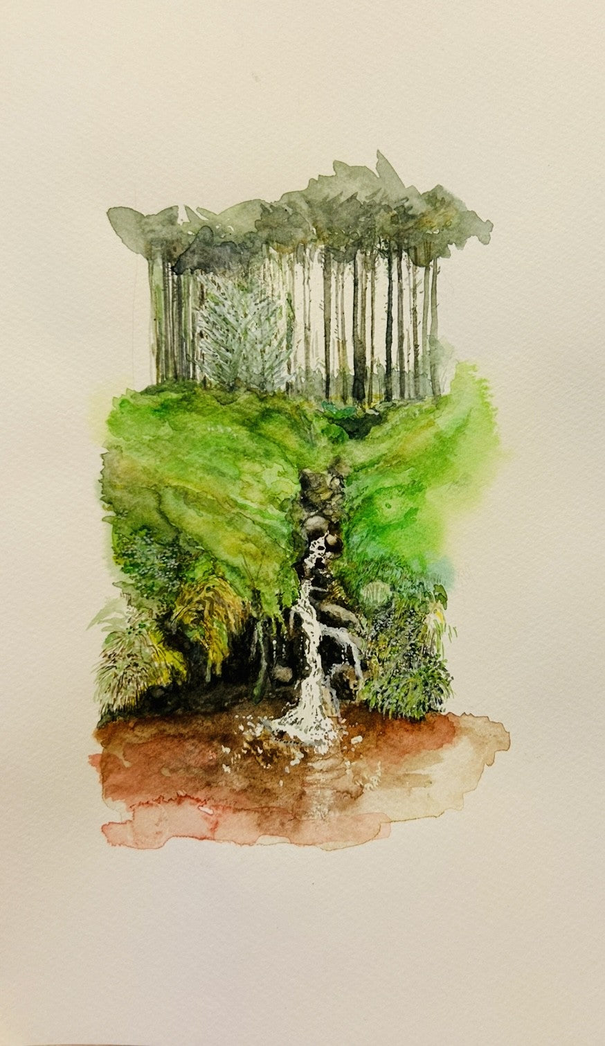 Irish Forest Mini Waterfall